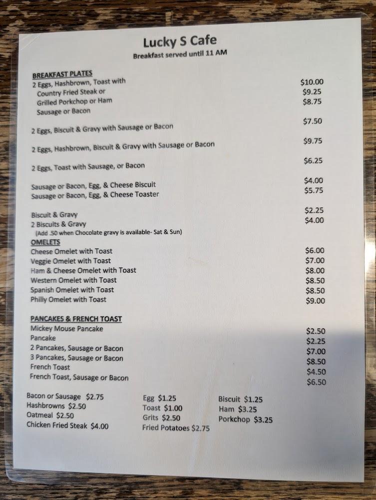 Lucky S Cafe Menu image 4